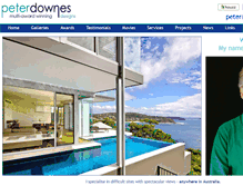 Tablet Screenshot of peterdownes.com.au